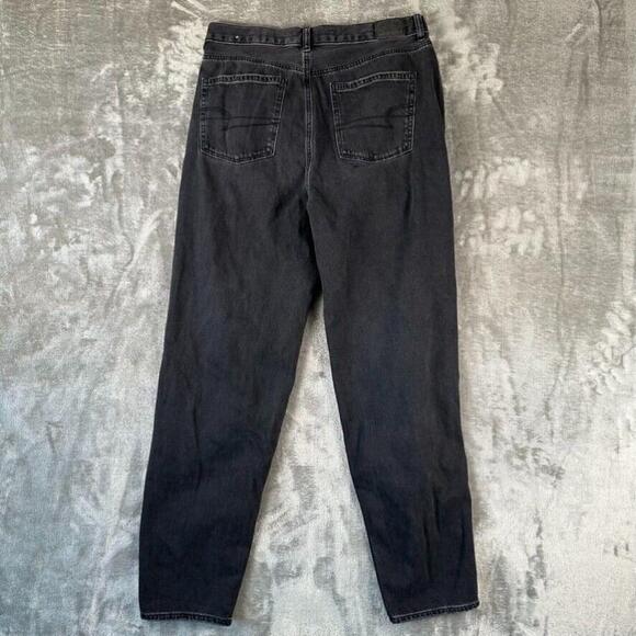 American Eagle Jeans Womens 12 Relaxed Mom Distressed Holes Baggy Motherhood - Picture 2 of 13